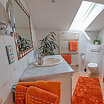 duschbad ferienwohnung bergpanorama in krün